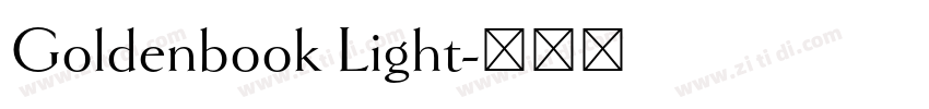Goldenbook Light字体转换